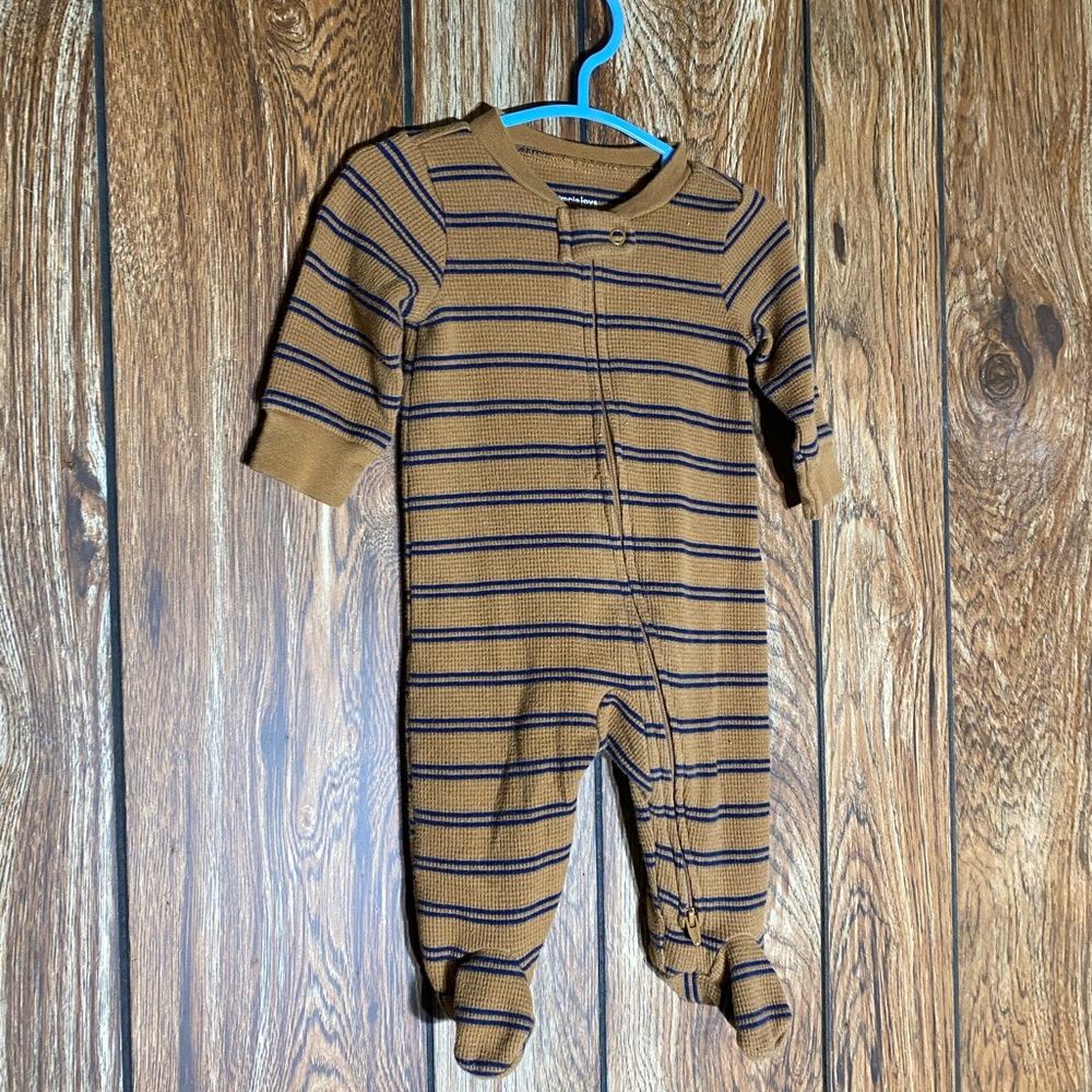 Simple Brown and Black Footies One Piece
